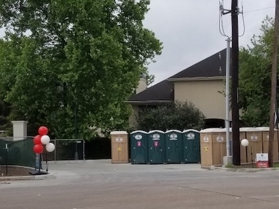 Texas Outhouse portable restroom rentals in Houston, Texas