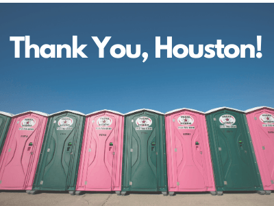 Texas Outhouse provides a year-end recap of 2020 serving Houston customers through a letter from Paul Carl