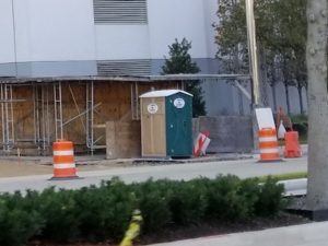 temporary toilets construction site