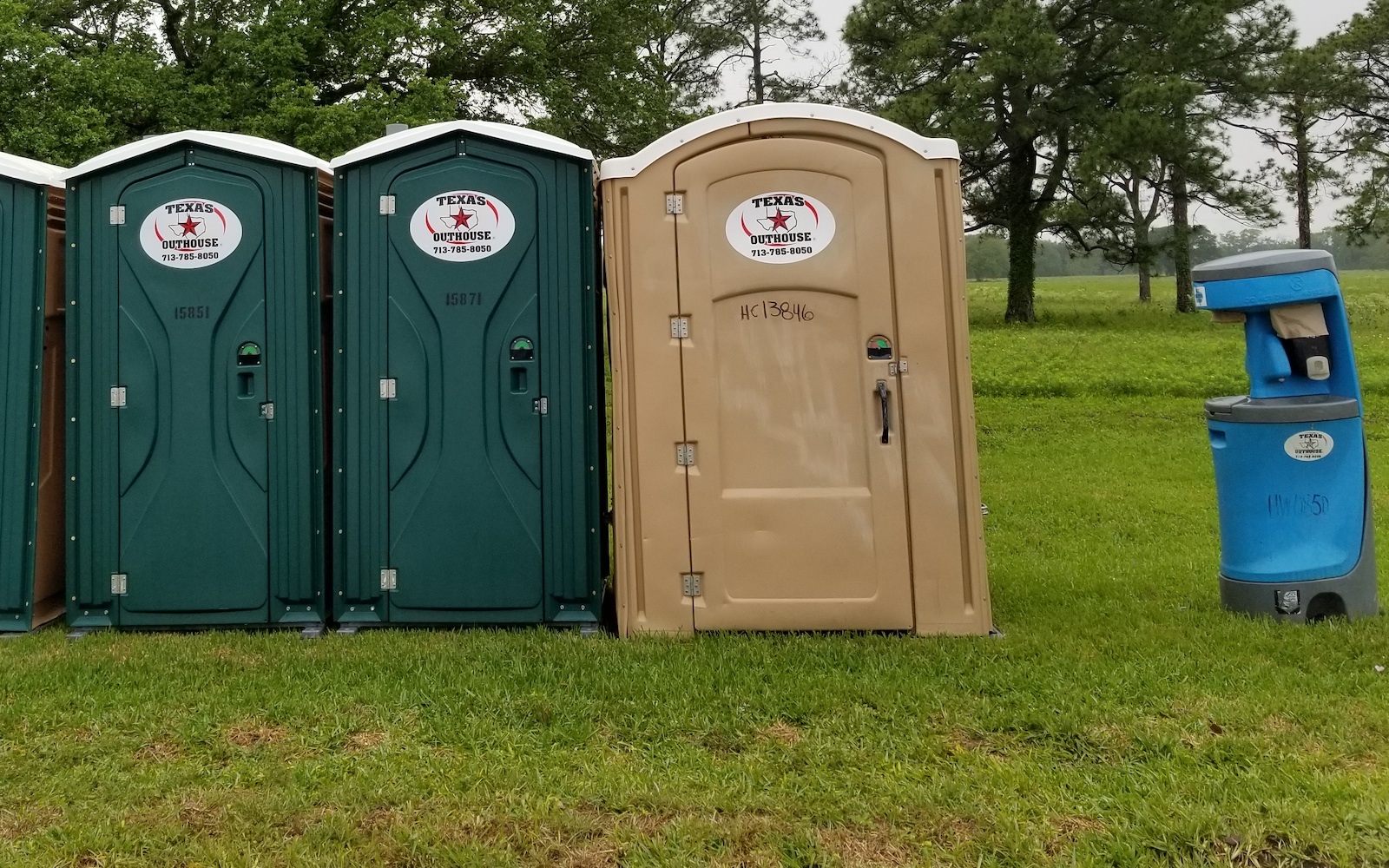 Texas Outhouse portable toilets at an event planned by a coordinator who considered porta potty rental prices