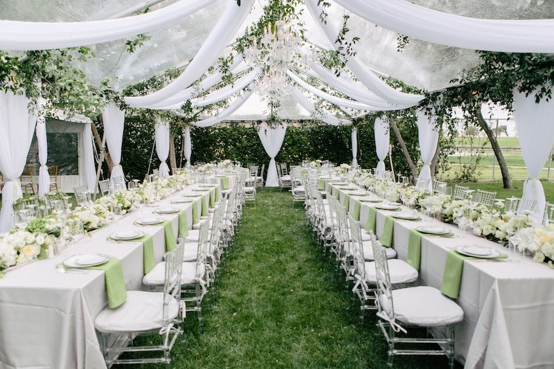 Make sure to rent our restroom trailers for your wedding day.