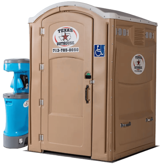 Hand Wash Station and an Outhouse